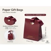 image:imageVitalizart Paper Gift Bags With Ribbon Handles Small Christmas Bulk PackChristmas Gift Bags