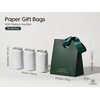 image:imageVitalizart Paper Gift Bags With Ribbon Handles Small Christmas Bulk PackChristmas Gift Bags