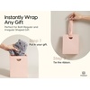 image:imageVitalizart Paper Gift Bags With Ribbon Handles Small Christmas Bulk PackPink