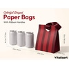 image:imageVitalizart Striped Paper Gift Bags With Ribbon Handles Small Bulk PackChristmas Bags