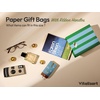 image:imageVitalizart Striped Paper Gift Bags With Ribbon Handles Small Bulk PackGreen