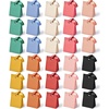 image:imageVitalizart Paper Gift Bags With Ribbon Handles Small Christmas Bulk Pack10 Mixed Colors Bulk